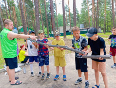 Командно-стратегическая игра "Вызов" в лагере "Сосновый бор"