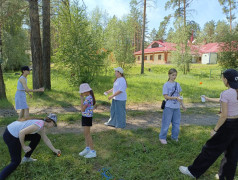 На кружке "Туристические навыки"