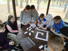 На кружке "Туристические навыки"