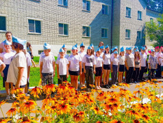 Линейка открытия 3 лагерной смены