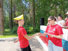 Линейка открытия 2 лагерной смены.