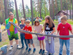 Командно-стратегическая игра "Вызов" в лагере "Сосновый бор"