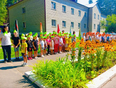 Линейка открытия 3 лагерной смены