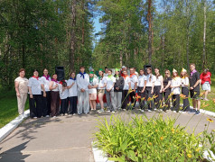 Линейка открытия 2 лагерной смены.