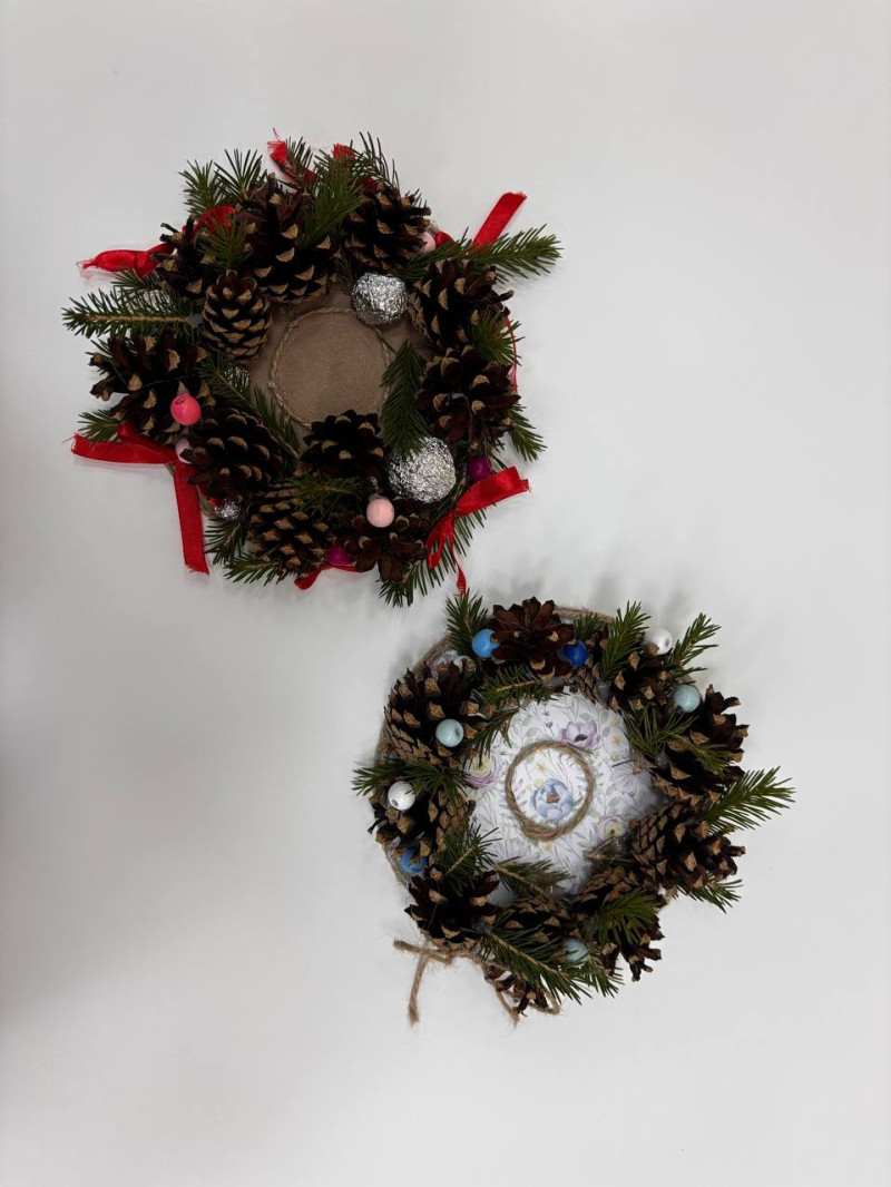 Подсвечник. Поделка из природных материалов для всей семьи