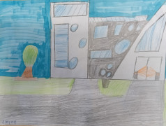 Рисунки "Лагерь будущего" в ДОЛ "Локомотив"