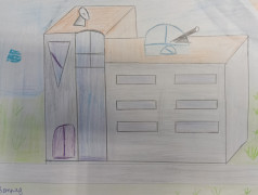 Рисунки "Лагерь будущего" в ДОЛ "Локомотив"