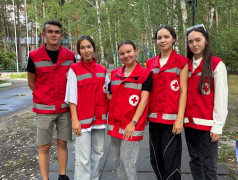 Знакомство с обществом Красного Креста в ДОЛ "Яльчик"