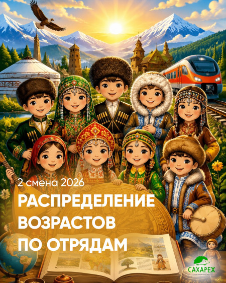 Распределение возрастов по отрядам 