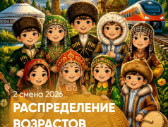 2 смена 2026.  Распределение возрастов по отрядам  