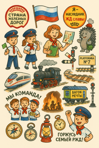 Стикерпак СЖД