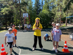 Второй этап сдачи ГТО в ДОЛ им.Ю.Гагарина