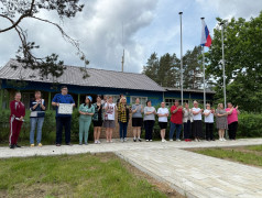 Торжественное открытие 1 смены "Поезд Победы"