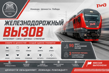 Железнодорожный вызов. свои Ценности в ДОЛ им. Зои Космодемьянской