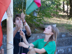 Линейка открытия 4 смены в ДОЛ &laquo;Экспресс&raquo;