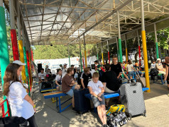 Начало второй смены в ДОЛ "Локомотив"