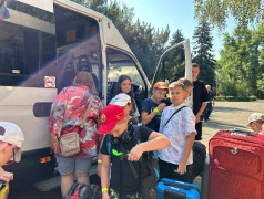 Начало второй смены в ДОЛ "Локомотив"